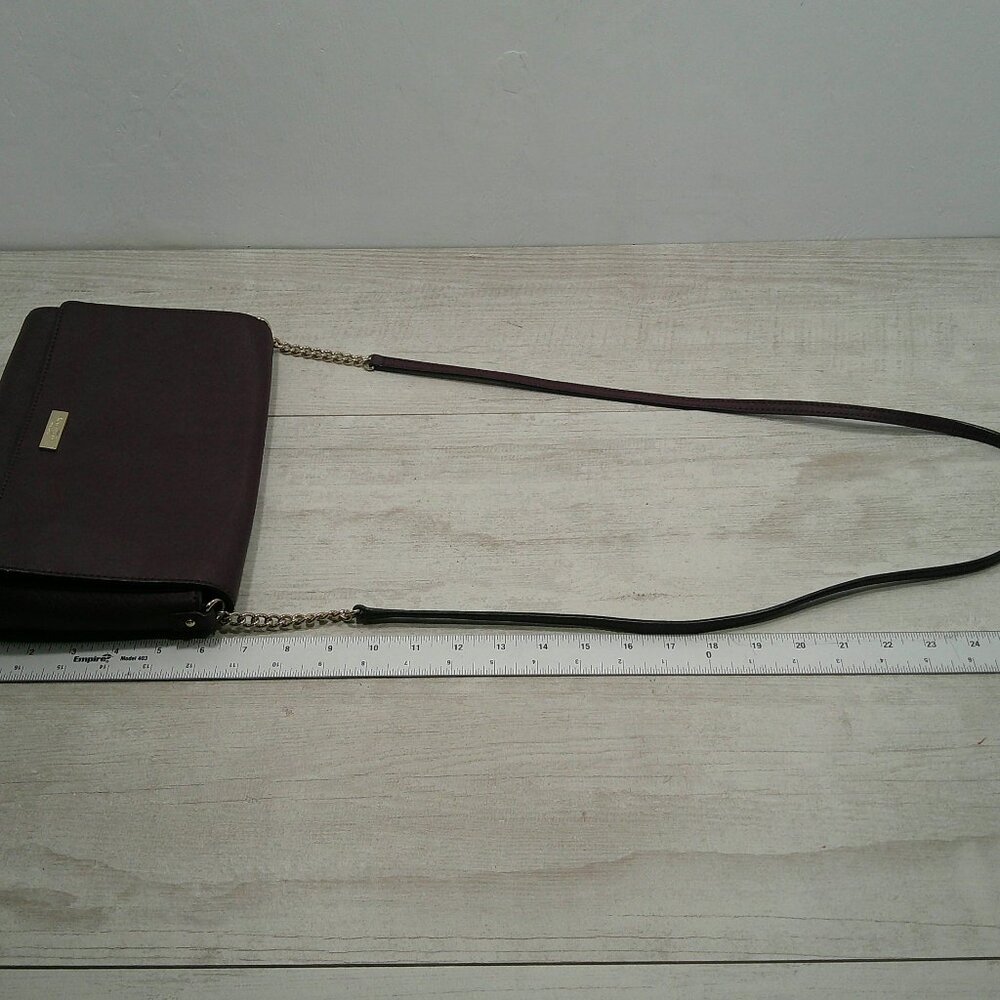 Kate Spade Leather Plum laurel way greer crossbody bag | Purse| Pocketbook - Picture 7 of 12